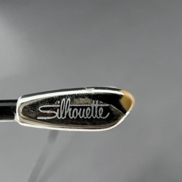 Silhouette Eyeglasses Rimless Frames Titanium White / Black - Picture 8 of 14